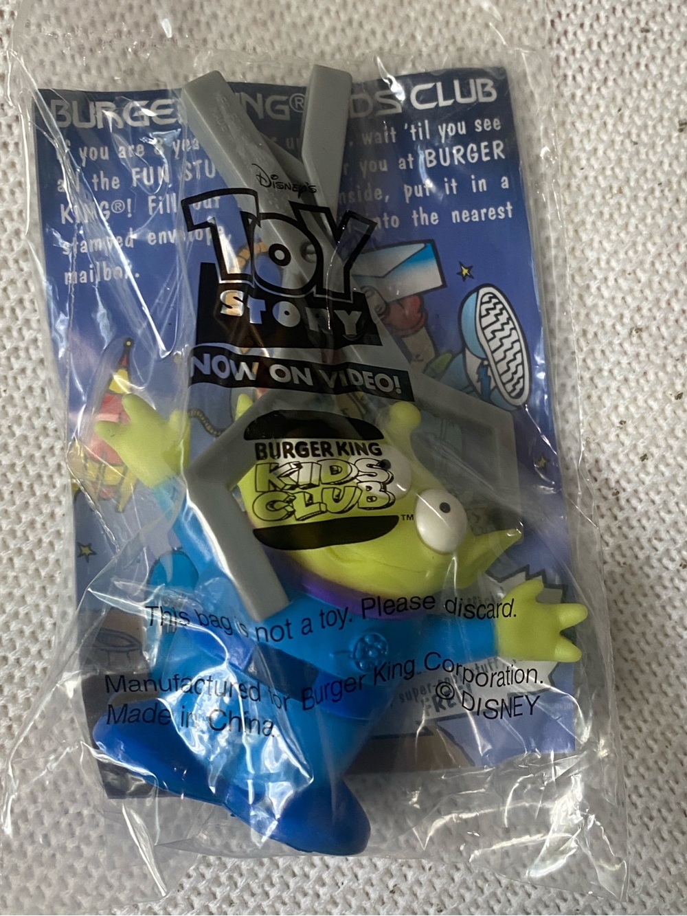 Vintage Disney Toy Story Burger King toy